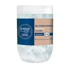 Gel Fixador Dagua Natural D'Agua Hair 750g com Provitamina B5 D-Pantenol Sem Álcool Uso Diário