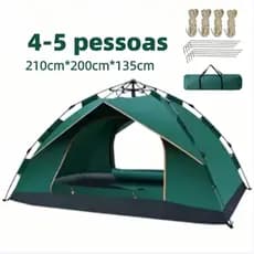 Barraca Camping Acampamento 4/5 Pessoas Automatica barraca de acampamento