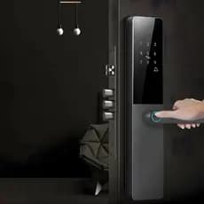Fechadura Digital Inteligente Biométrica Eletrônica Touch Biometria Cartão Acesso Inteligente