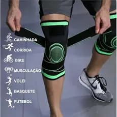 Par de Joelheiras Ortopédicas de Compressão – Ideal para Treino, Corrida e Academia