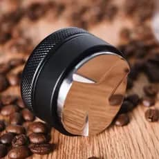 Distribuidor de Café e Tamper Nivelador Espresso 51mm / 53mm / 58mm Ajustável Profissional