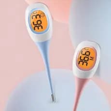 8 segundos de medição de temperatura termômetro eletrônico sonda macia à prova dwaterproof água lavável axilas Universal