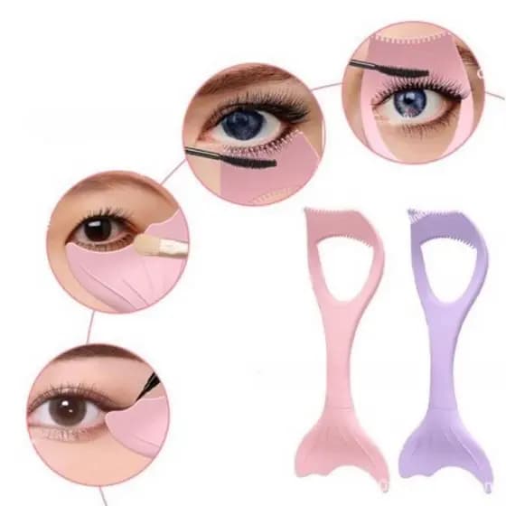 ANA1108 Protetor De Silicone Para Aplicação de Mascara de Cílios Delineador e Sombra nos Cílios-DGDG SHOP