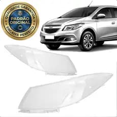 Lente Farol Onix 2012 a 2016 Prisma 2013 a 2016 Acrílico Cristal Premium - Lado Esquerdo ou Direito