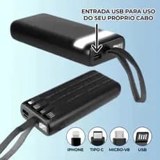 Boa-tech YD-06 carregador portátil power bank 20000Mah Com Lanterna Led
