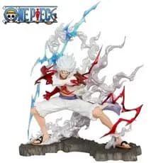 AZIL Luffy Gear 5 Sun God Nika Figura de Ação One Piece 10 cm e 20 cm - Thousand Sunny e Merry LIWD