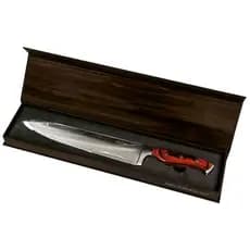 Faca para Churrasco e Cozinha Mor 9 Polegadas - Lâmina em Aço Inoxidável e Cabo Madeira - Linha Steel