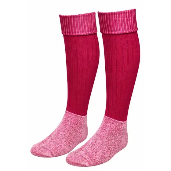 Meião Futebol Cano Alto 37/43 Campo Quadra Jogador Solado Algodão Rosa Pink