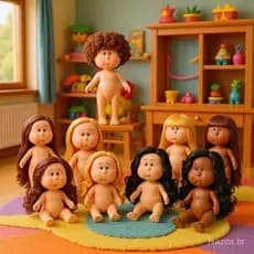 Boneca de Batata Nua de 24cm, 11 Estilos, Silicone Lavável, Articulações Móveis, Brinquedo Infantil Personalizável DIY