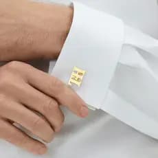 Novos Botões De Punho Personalizados 2-3 Nome Iniciais De Logotipo Personalizado Acessórios Grande Presente Para Família