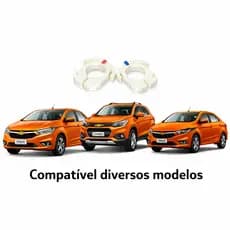 Presilhas Gm De Linha De Combustível 3/8 E 5/16 Onix/Prisma/Corsa/Spin/Vectra/Celta/Classic Branco