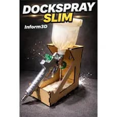Suporte Pistola De Pintura Profissional Hvlp Dockspray Slim