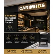 Identificação Carimbos 30cm SINALILED