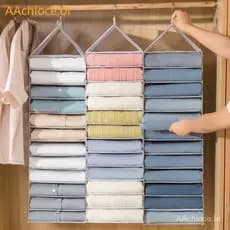 Organizador de Roupas Suspenso para Quarto, Organizadores Suspensos para Guarda-Roupa, Armazenamento em Camadas para Cam