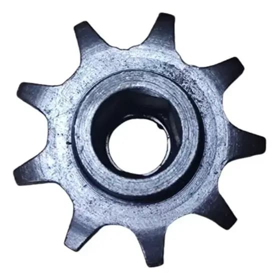 Engrenagem Sextavada Externa 9 DENTES Para  Motor De Portas De AÇO AUTOMÁTICA DE ENROLAR Tipo Talha