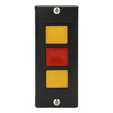 Botoeira Para Motor De Porta De Aço Automática AC 220V Com 3 Botões, não serve para motor DC com nobreak