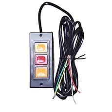 Botoeira para motor de porta de aço automática de enrolar 3 botões para motor AC 220V 3 metro de cabo