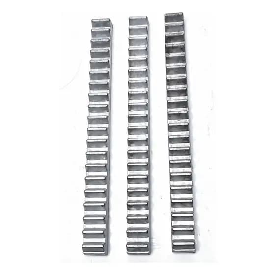 3 Cremalheira Alumínio Gomo 25cm Residencial Ppa Rossi Garen Galvanizada