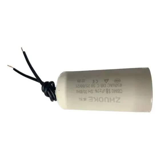 Capacitor 18 Uf 450vac Para Motor De Portão Automático
