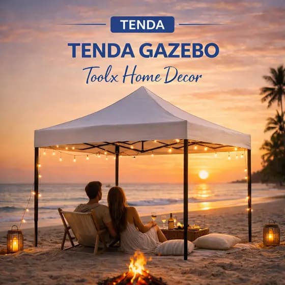 Tenda Gazebo 3x3 Dobrável Reforçada Impermeável | Feira Evento Camping Praia | Envio Imediato