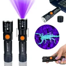 Powerful Led Flashlight Black Light Ultraviolet Uv Scorpion WL-7055