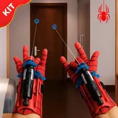 Brinquedos infantis do Homem-Aranha - conjunto de 1 a 3 com luvas de tiro na teia e dardos