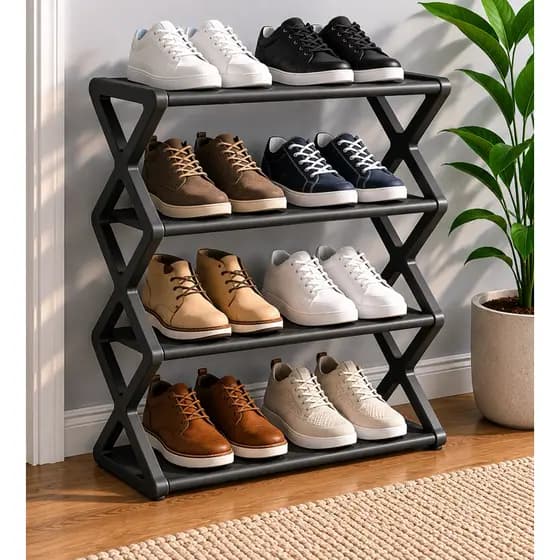 Sapateiro Premium Desmontável 8 Pares ,4 Andades Multiuso