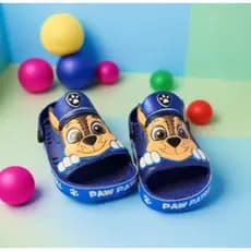 Chinelo infantil nuvem menino patrulha canina  masculino slide leve e confortável