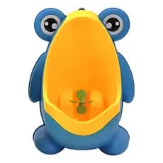 Mictorio Infantil Sapinho Criança Xixi Bebe Pinico Baby Azul