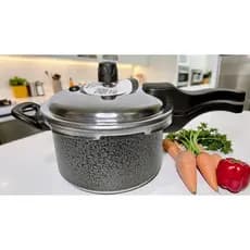 Panela de Pressão 2,5L Preto Craquelado