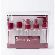 Kit de viagem 5 peças fracos organizador de cosméticos higiene pessoal