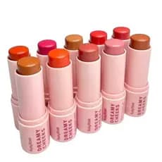Blush Ruby Rose bastão stick facial cremoso Dreamy Cheeks alta pigmentação com acabamento natural