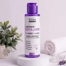 Sabonete facial esfoliante 100ml limpa hidrata esfolia refresca