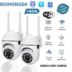 WiFi CCTV 1080P FHD 360 ° Câmera De Segurança IP À Prova D'água Visão Noturna Por Voz Bidirecional Rastreamento Aut