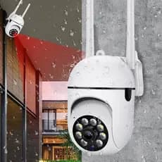Câmera IP Sem Fio À Prova D'água 1080P Para Detecção De Corpo Interno E Externo Com Visão Noturna Colorida AI