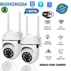 CCTV Sem Fio Super Mini Externo À Prova D'água E Câmera IP WIFI PTZ Com Rastreamento Automático Humano 360