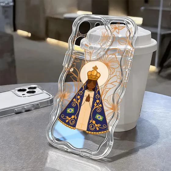 Nossa Senhora Maria Capinha Capa Para Redmi 10C 13C 12C 14C A5 8 9A Nota 10s 12 13 14 Pro 4G 5G Silicone Anti-impacto