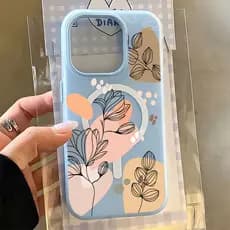 Toque Agradável Silicone Líquido Capa Capinha Para iPhone 16 15 14 Plus 13 12 11 Pro Max Compatível com MagSafe Plantas