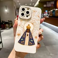 Nossa Senhora Capa Capinha Para iPhone 17 Ar 16 15 14 11 Pro Max 12 13 XS XR X 8 7 Plus SE 2020 Normal Anti-Impacto