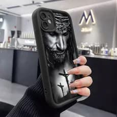 Nosso Senhor Jesus Capa Para Redmi 12 12C 13 13C 14C Nota 11s 12s 13 14 Pro 4G Silicone Anti-Impacto