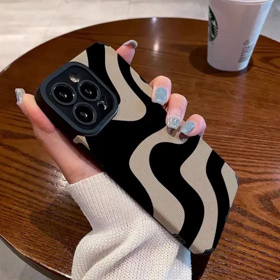 Elegante Silicone Anti-Queda Capa Capinha Para iPhone 17 Ar 16 15 14 11 Pro Max 12 13 XS XR X 8 7 Plus SE 2020 Normal