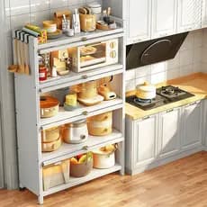 Armário Cozinha Buffet Aparador Sala Com Multiuso Aço Guarda Roupa