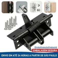 Dobradiça De Fechamento Automático Com Mola Ajustável 90° Aço Inoxidável Para Portas