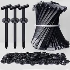 Conjunto de 100 peças de Nylon para carro, clipe de cabo, tamanho 90*20*5MM, fivela, tamanho 14mm-preto