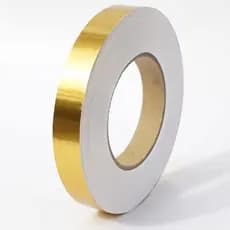 Ouro brilhante do animal de estimação 1.5cm * 50m da fita decorativa da costura bonita