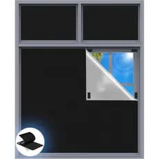 Cortinas 100% Blackout, Velcro pegajoso, adequadas para quarto, sala de estar, cozinha, material de PVC. Vários tamanhos