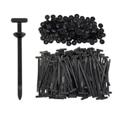 Conjunto de 50 peças de Nylon clipe de carro fivela cabo tamanho 90*20*5MM fivela tamanho 14mm-preto