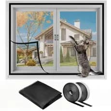 Rede Mosquiteira Fibra com Velcro 100x100cm