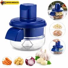 Triturador Descascador de Alho Legumes E Frutas Elétrico Automático Multifuncional Mini Processador de Cozinha Portatil