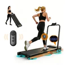 Esteira Bluetooth Mini Dobrável Multifunções Passadeira de corrida motorizada Home Fitness -2.0 HP